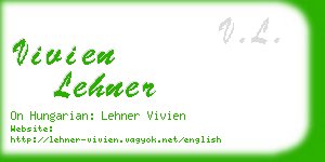 vivien lehner business card